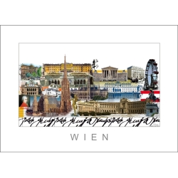 Leslie Hunt Bilder kaufen Original "Wien" Giclee