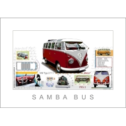Leslie Hunt Bilder kaufen Original "Samba VW Bus" Giclee