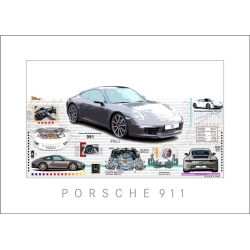 Leslie G. Hunt Original Bild Giclee New Porsche 911 kaufen