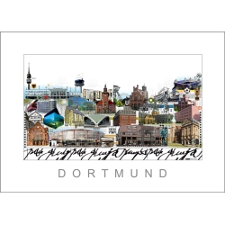 Leslie Hunt Bilder kaufen Original "Dortmund" Giclee