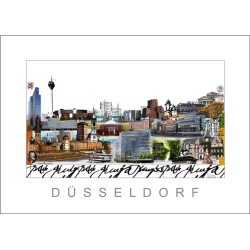 Leslie Hunt Bilder kaufen Original "Düsseldorf" Giclee
