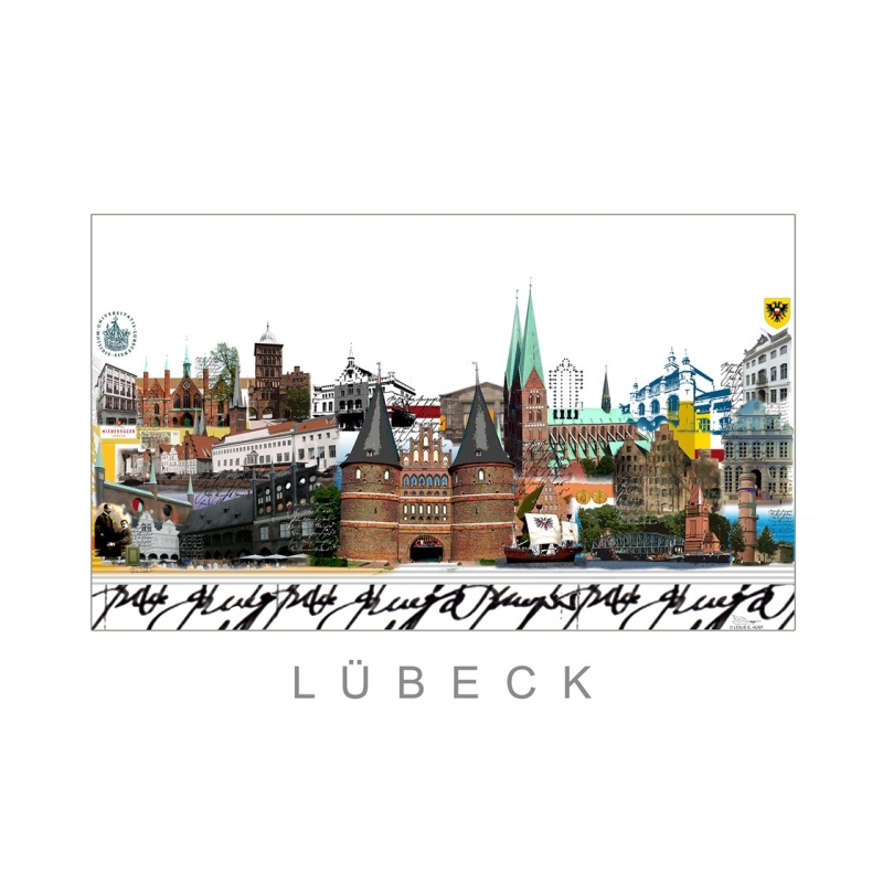 Leslie Hunt Original Giclee "Lübeck" kaufen