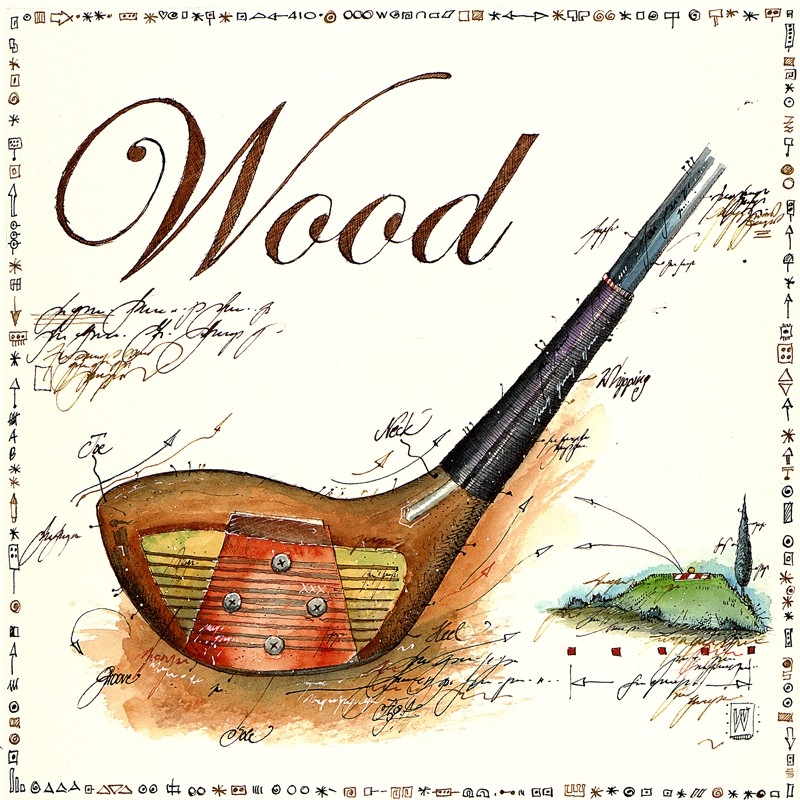 Original Bild von Leslie G. Hunt kaufen "Wood"
