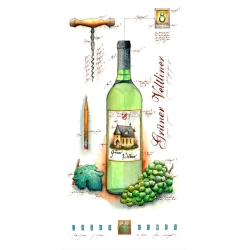 Das Original-Bild 'Grüner Veltliner' wurde von Leslie G. Hunt entworfen und handsigniert.