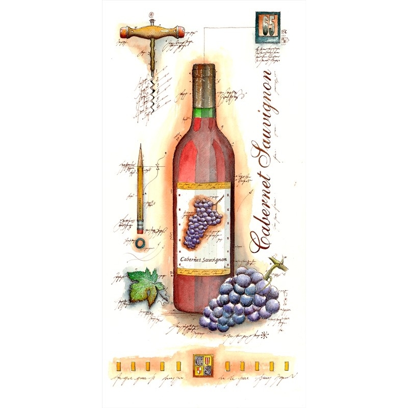 Leslie Hunt Bilder kaufen Original "Cabernet Sauvignon" Giclee
