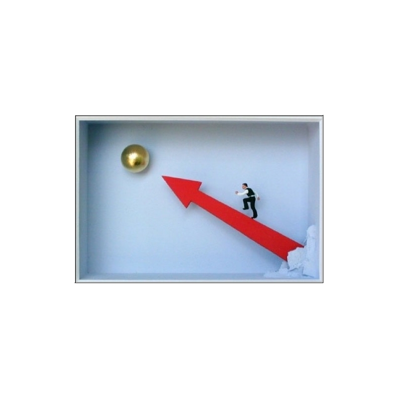 Volker Kühn "Aufbruchstimmung" | Original 3D- Objekt inkl. RAHMEN Preis: 287,73 €