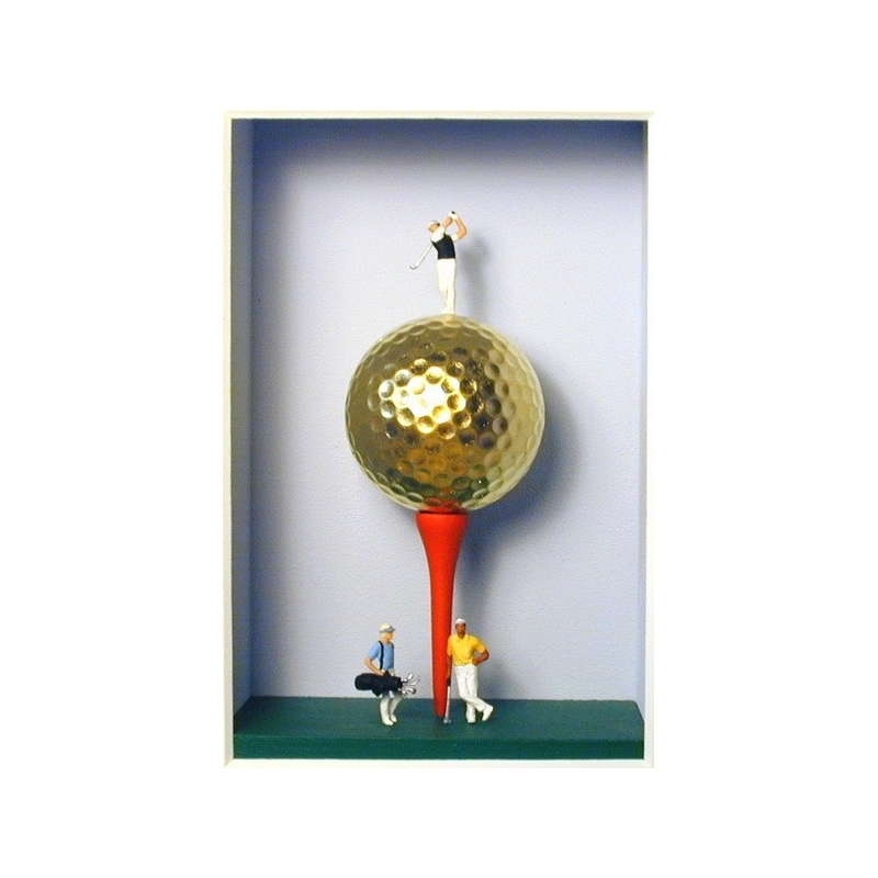 Volker Kühn Golf Original 3D Bild Objekt