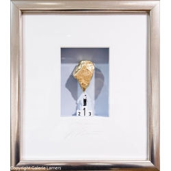 Volker Kühn Original 3D-Objekt "The Winner" im Rahmen