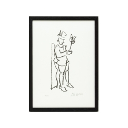 Armin Mueller-Stahl Original Bild kaufen "Kompliment gelb" handsignierte Lithographie