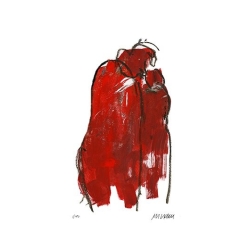 Armin Mueller-Stahl "In Rot" Original Bilder kaufen