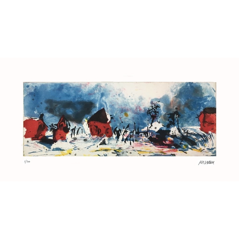 Armin Mueller-Stahl "Winterliche Landschaft" Original Bilder kaufen