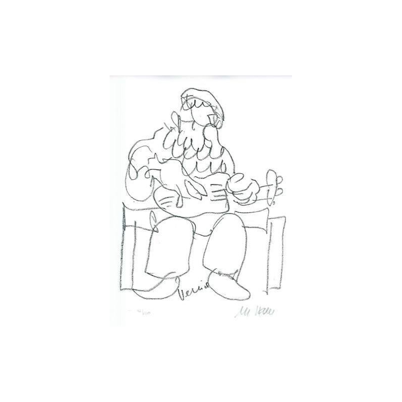 Armin Mueller-Stahl "Eric Clapton Imitator" Original Bilder kaufen