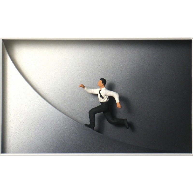 Volker Kühn "Ab ins Licht" 3D Objekt Original Bilder kaufen