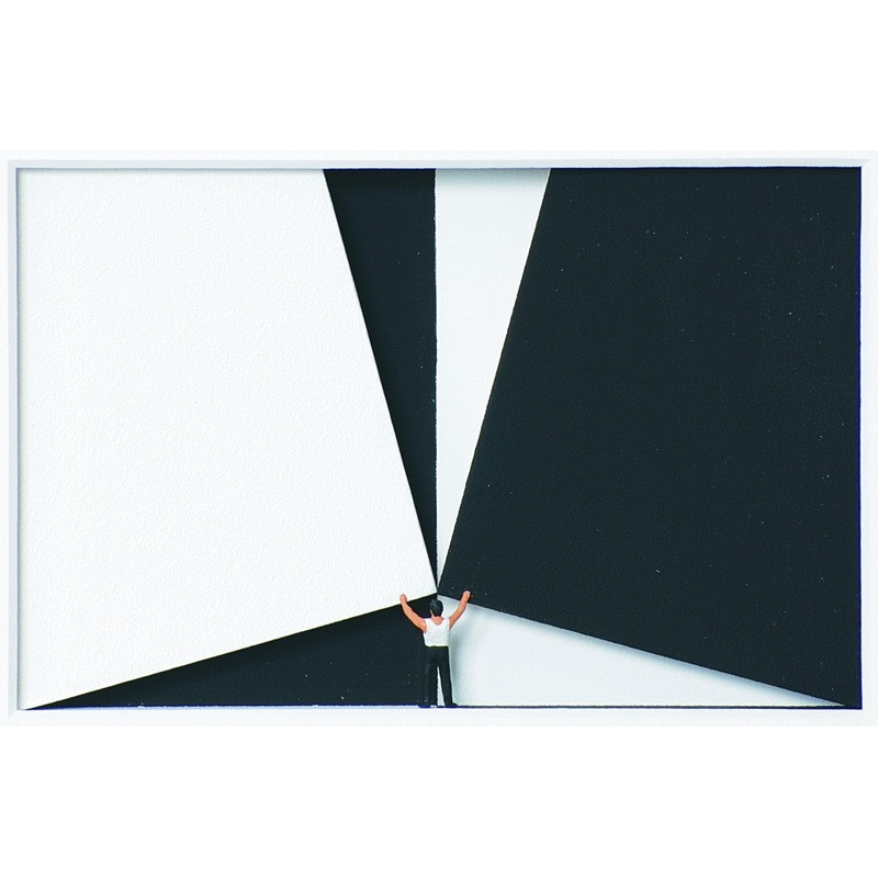 Volker Kühn "Black and White" 3D Objekt Original Bilder kaufen