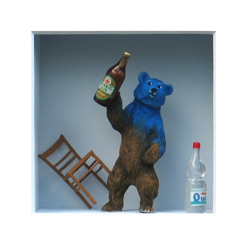 Volker Kühn "Blaubär" 3D Objekt Original Bilder kaufen