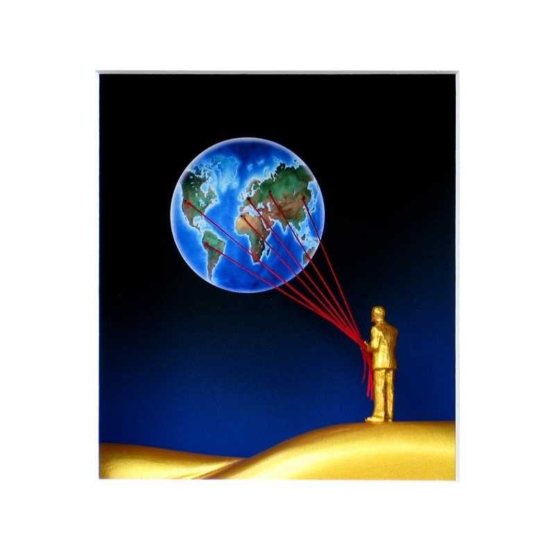 Volker Kühn "Global Player" 3D Objekt Original Bilder kaufen