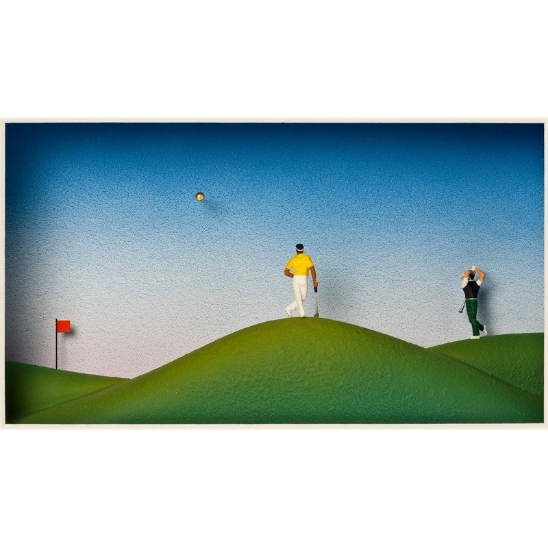 Volker Kühn "Green Hills" 3D Objekt Original Bilder kaufen