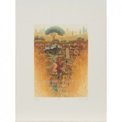 Original Kunst von Heinz Voss "Toscana (Pisa)" kaufen Sie Bilder des anerkannten deutschen Künstlers Heinz Voss