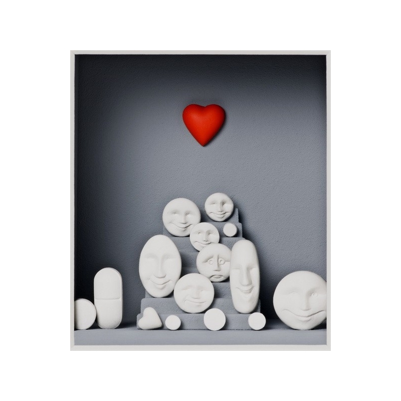 Volker Kühn "Happy Pills" 3D Objekt Original Bilder kaufen