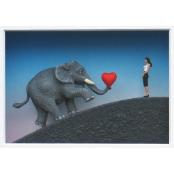Volker Kühn "Ich bin ein Elefant Madame" Original 3D Objekt Bild kaufen
