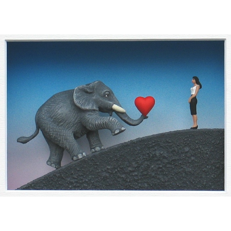 Volker Kühn "Ich bin ein Elefant Madame" Original 3D Objekt Bild kaufen