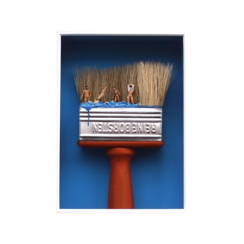 Volker Kühn "Im Schilf" 3D Objekt Original Bilder kaufen