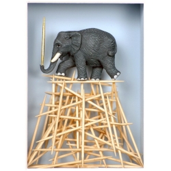 Volker Kühn "Immer schön vorsichtig" 3D Objekt Original Bilder kaufen