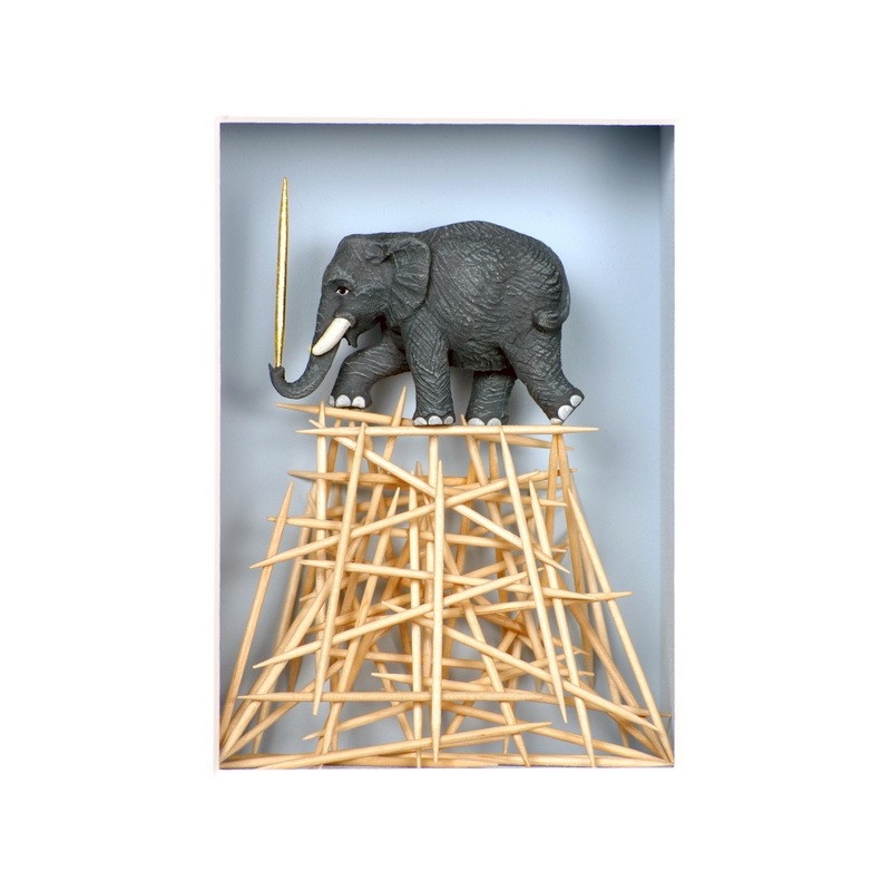 Volker Kühn "Immer schön vorsichtig" 3D Objekt Original Bilder kaufen