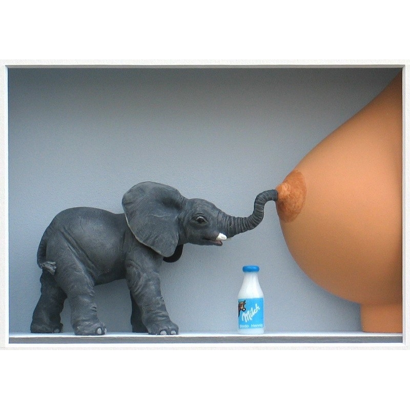 Volker Kühn "Kein Kostverächter" 3D Objekt Original Bilder kaufen