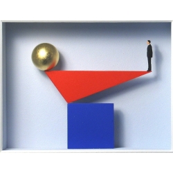 Volker Kühn "Kleiner Balanceakt" 3D Objekt Original Bilder kaufen