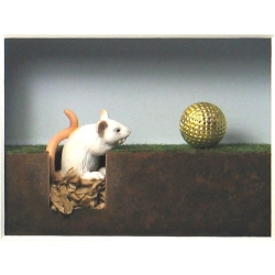 Volker Kühn "Mauseloch" 3D Objekt Original Bilder kaufen