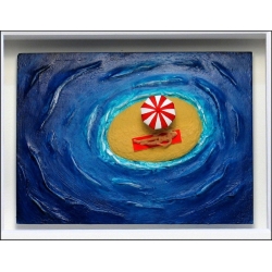 Volker Kühn "Reif für die Insel" 3D Objekt Original Bilder kaufen