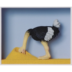 Volker Kühn "Wer heute den Kopf in den..." 3D Objekt Original Bilder kaufen