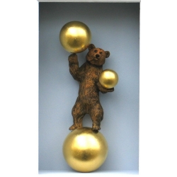 Volker Kühn "Bärenstark" 3D Objekt Original Bilder kaufen