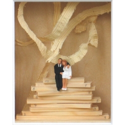 Volker Kühn "Hölzerne Hochzeit" 3D Objekt Original Bilder kaufen