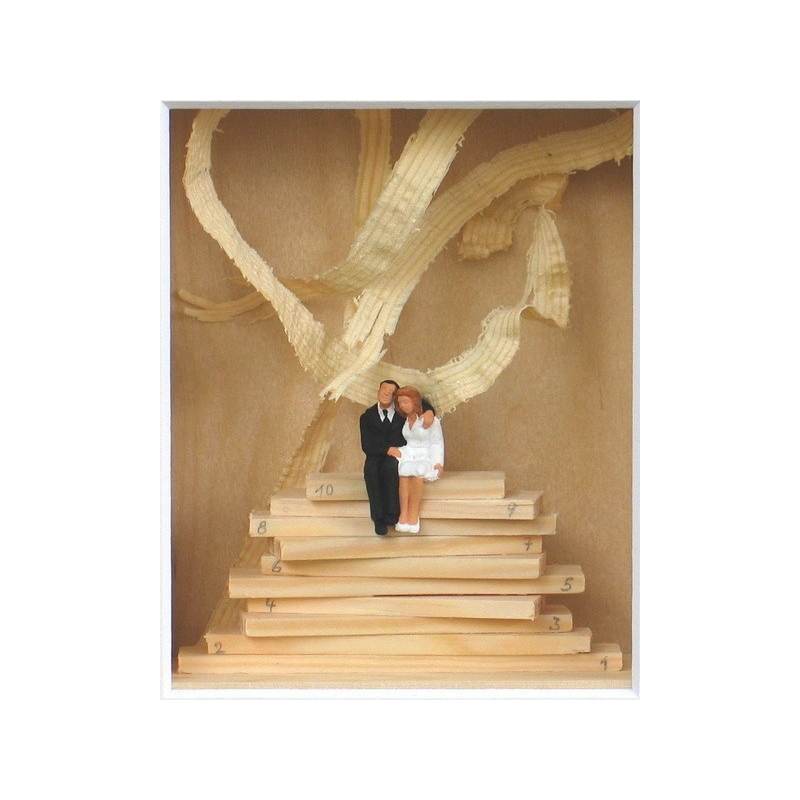 Volker Kühn "Hölzerne Hochzeit" 3D Objekt Original Bilder kaufen