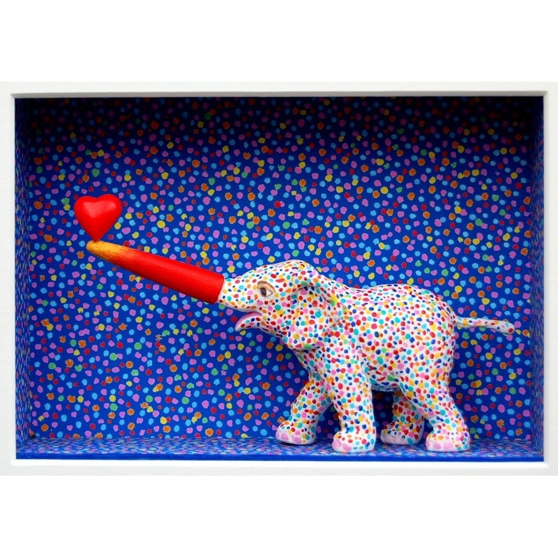 Volker Kühn "Ich geh dann mal als Elefant" 3D Objekt Original Bilder kaufen