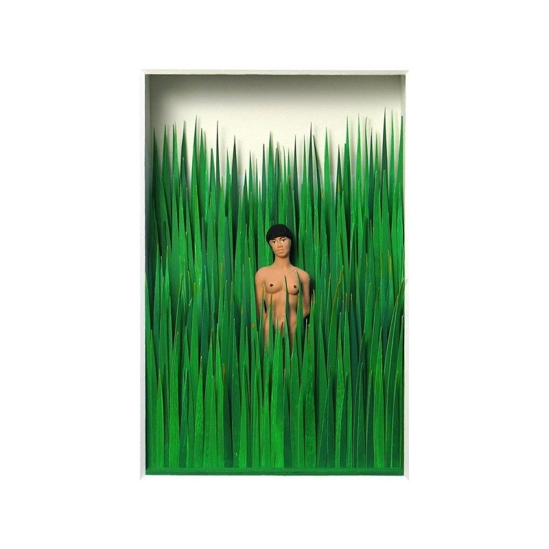 Volker Kühn "Komm mit mir ins Grüne" 3D Objekt Original Bilder kaufen