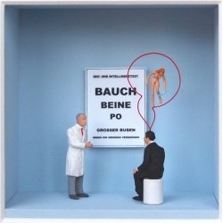 Volker Kühn "Kommt ein Mann zum Arzt..." 3D Objekt Original Bilder kaufen