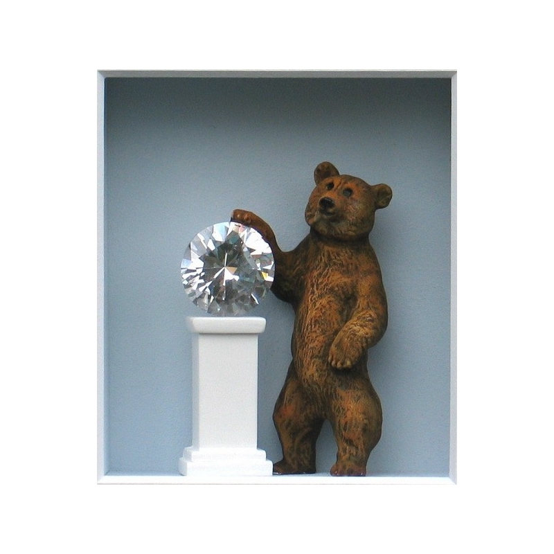 Volker Kühn "Lucky Bear" 3D Objekt Original Bilder kaufen