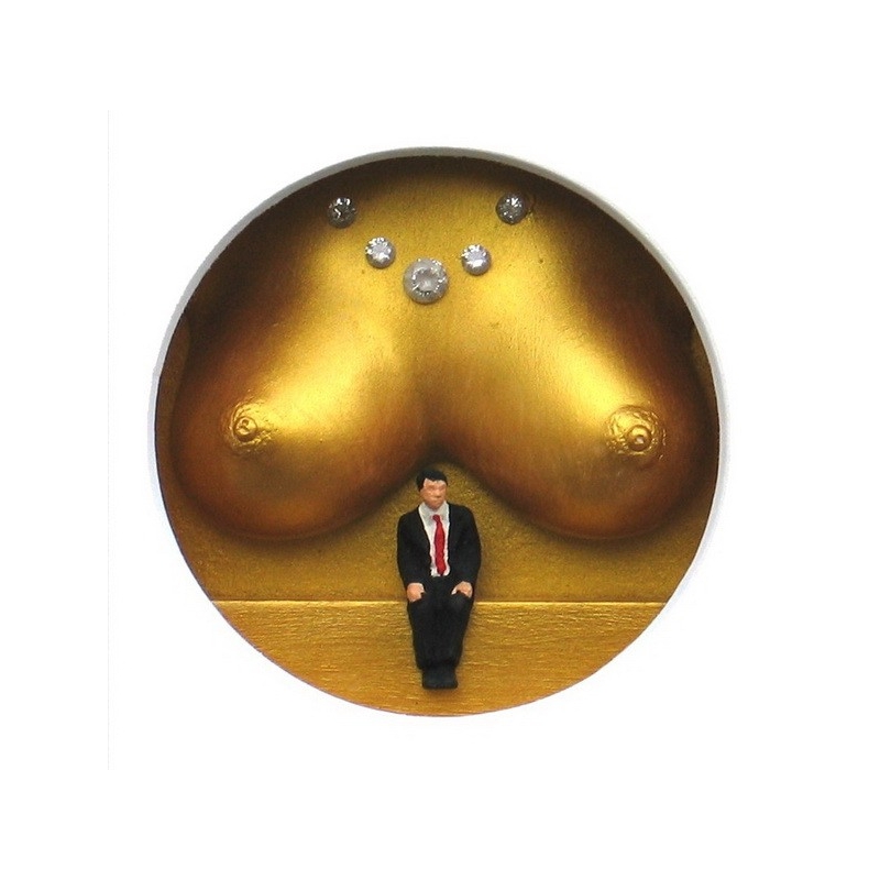 Volker Kühn "Man gönnt sich ja sonst nichts" 3D Objekt Original Bilder kaufen