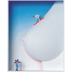 Volker Kühn "Ski Heil!" 3D Objekt Original Bilder kaufen