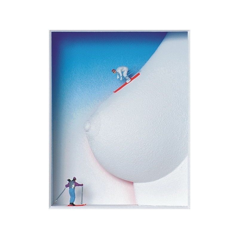 Volker Kühn "Ski Heil!" 3D Objekt Original Bilder kaufen