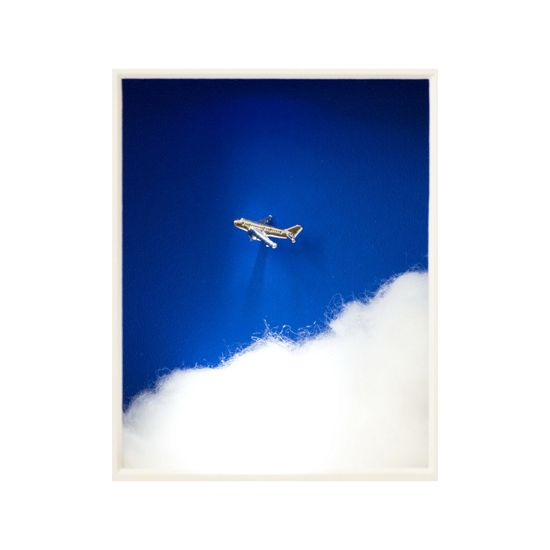 Volker Kühn "Über den Wolken... (Flugzeug)" 3D Objekt Original Bilder kaufen
