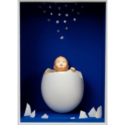 Volker Kühn "Das Licht der Welt erblickt" 3D Objekt Original Bilder kaufen