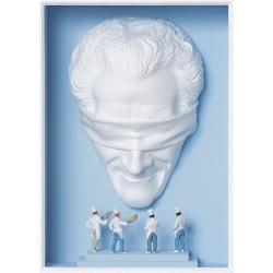 Volker Kühn "Der Feinschmecker" 3D Objekt Original Bilder kaufen