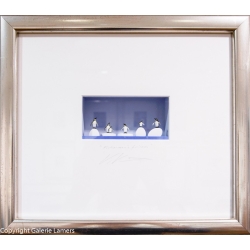 Volker Kühn Original 3D-Objekt "Fisherman's Friends" im Rahmen