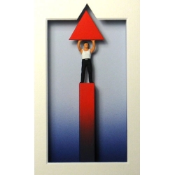 Volker Kühn "Ich will hoch hinaus" 3D Objekt Original Bilder kaufen