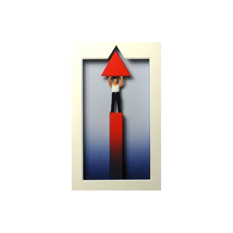 Volker Kühn "Ich will hoch hinaus" 3D Objekt Original Bilder kaufen
