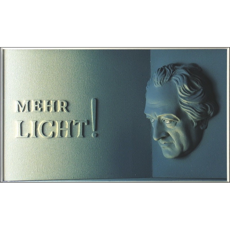 Volker Kühn "Mehr Licht!" 3D Objekt Original Bilder kaufen